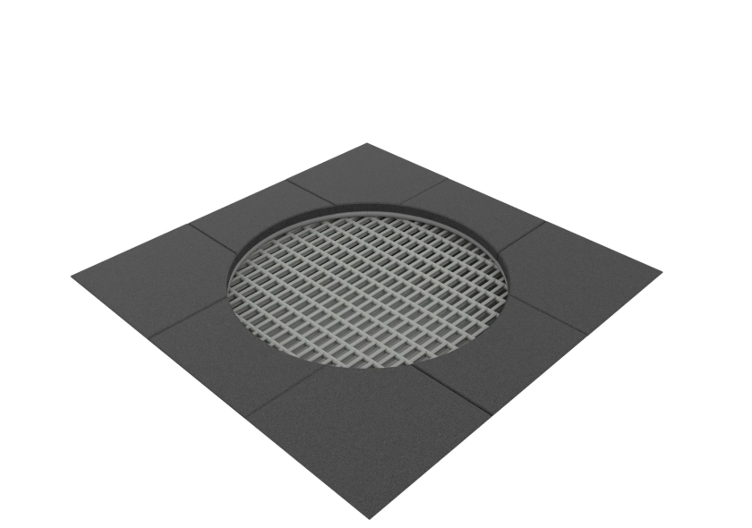 plac zabaw z trampolinami ELP32A2211