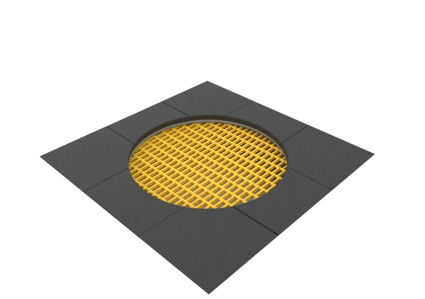 plac zabaw z trampolinami ELP32A2211