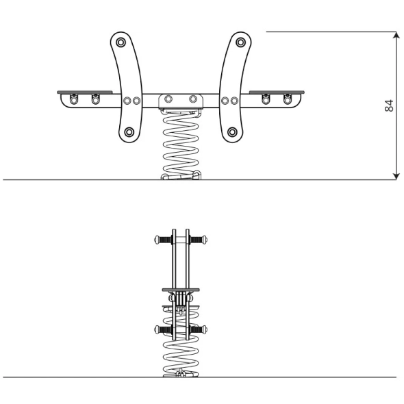konik na plac zabaw ELP32A0601-1