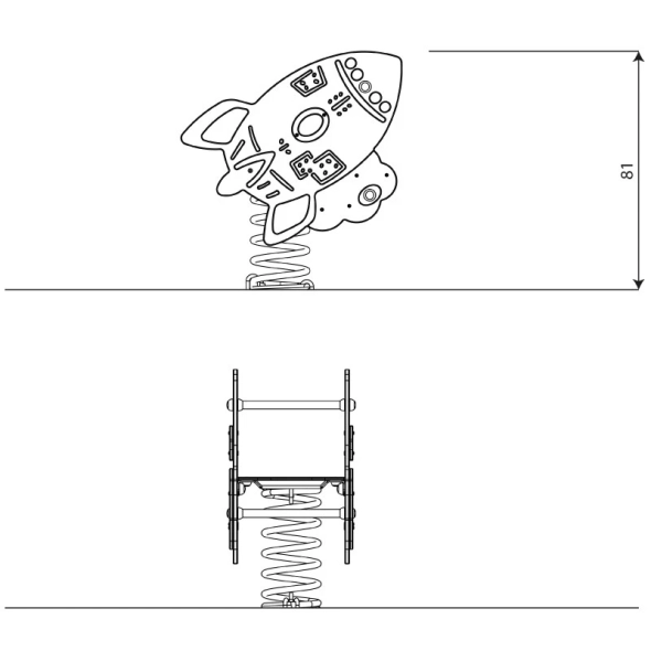 bujaki na plac zabaw ELP32A0607-1