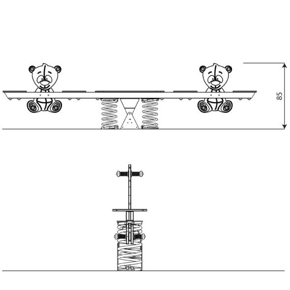 bujak na sprężynie ELP32A0670