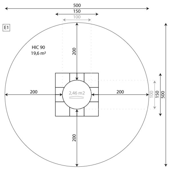 plac zabaw z trampolinami ELP32A2211
